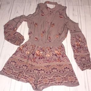 Wonderly cold shoulder romper